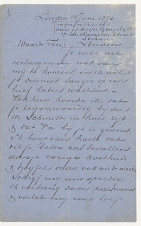 Письма Ван Гога ЛОНДОН ИЮНЬ 1873 — МАЙ 1875